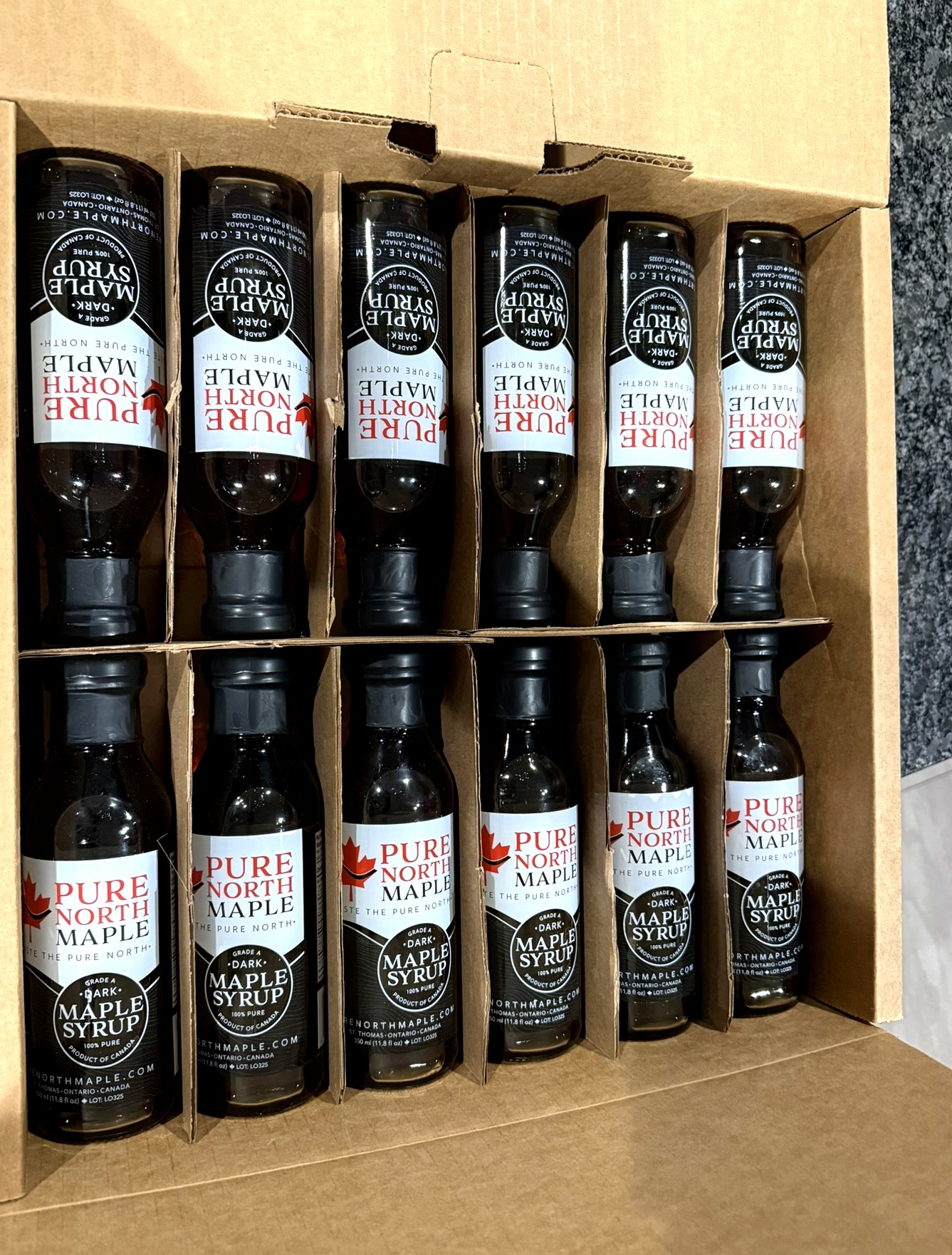 Pure North Maple 24-bottle package for wholesale